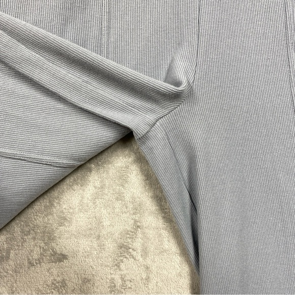 Free People Beach Avenue Cotton Double V Neck Knit Wide Leg Jumpsuit Size L - Picture 5 of 9